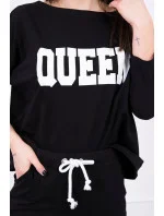 Sada s potiskem Queen black Sada s potiskem Queen black