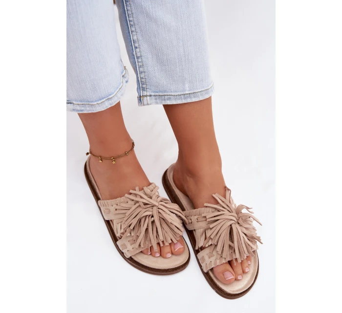 Dámské pantofle Béžové S model 21937747 - Boto