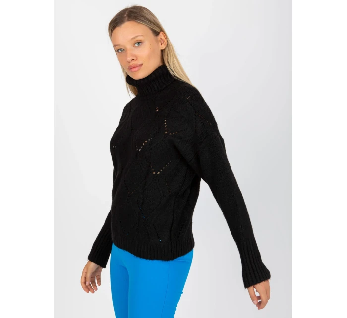 Dámsky sveter LC SW 3019 čierny