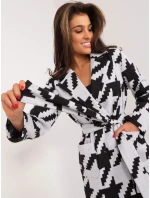 LK PL 509550 kabát.19X sivá čierna