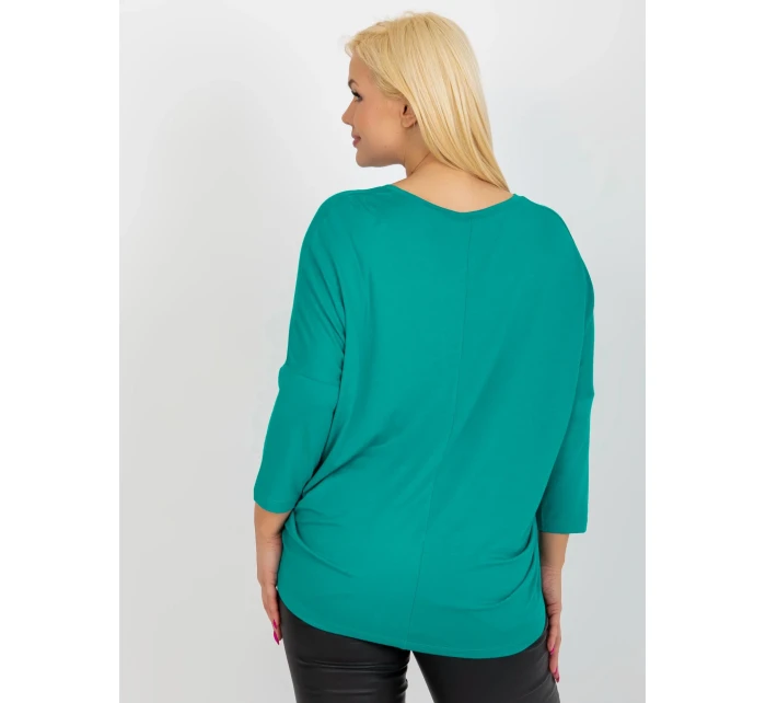 Blúzka RV BZ 5745.18 Tyrkysová Blúzka RV BZ 5745.18 Tyrkysová