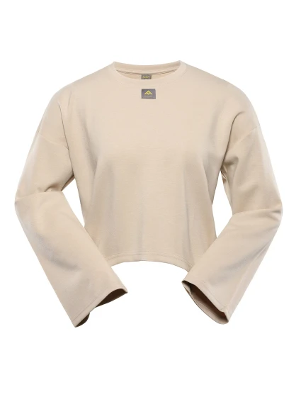 Dámska mikina NAX NAX SETA shifting sand Dámska mikina NAX NAX SETA shifting sand