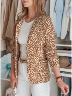 Dámska bunda do pása MARABELL beige FashionStreet PY0127