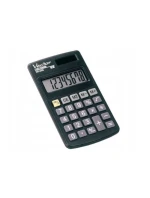 Vrecková kalkulačka Vector DK-055, čierna