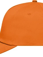 Daiber MB 1 – 5-panelová reklamná čiapka s výstužou 03.0001 oranžová