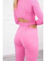 Sada s blúzkou svetlo ružová