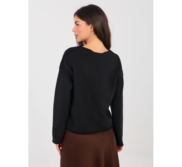 Bluza NS BL model 21914540 czarny - FPrice Bluza NS BL model 21914540 czarny - FPrice