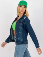 Dámska bunda RO KR CKT 4006 tmavo modrá Dámska bunda RO KR CKT 4006 tmavo modrá