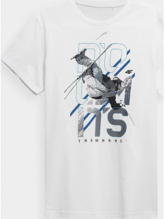 Pánske tričko 4F H4Z21-TSM018 biele
