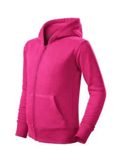 Trendy mikina na zips pre deti fialová