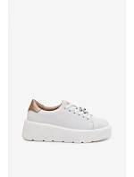 Dámske kožené tenisky 39973 white - Vinceza