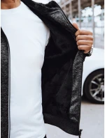 Pánská rozepínací zateplená mikina tmavě šedá Dstreet model 21970392 - FashionStreet