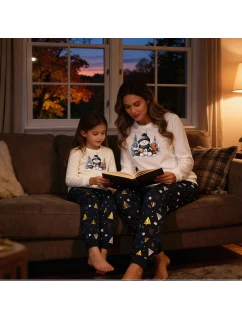 Cornette Young Girl Pyjamas 978/189 Snowy Day length/r Christmas 134-164