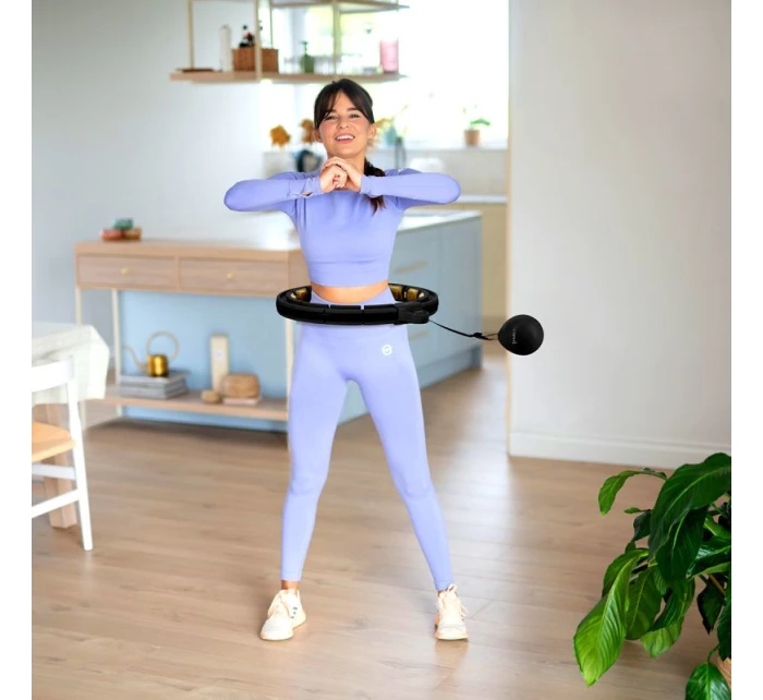 HHM13 NOVÝ HULA HOP ČIERNY/ZLATÝ S MAGNETMI A ZÁVAŽÍM + POČÍTADLO HMS HHM13 NOVÝ HULA HOP ČIERNY/ZLATÝ S MAGNETMI A ZÁVAŽÍM + POČÍTADLO HMS