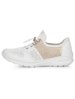 Pohodlná poltopánka Rieker W L3254-80 biela
