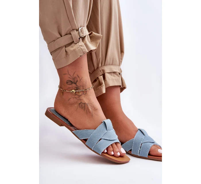 Dámské sandály světle modré model 21628551 - Boto Dámské sandály světle modré model 21628551 - Boto