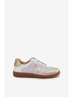 Kožené Síťované Dámské Tenisky model 21935196 - Zazoo