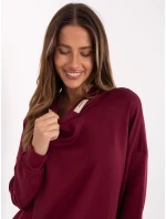 Bluza RV BL model 21717734 bordowy - FPrice Bluza RV BL model 21717734 bordowy - FPrice