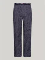 Pánske pyžamové nohavice UM0UM02993 02E tm. modrá potlač - Tommy Hilfiger
