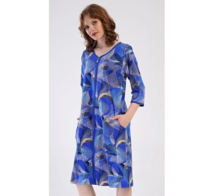 Dámske domáce šaty s trojštvrťovými rukávmi Eliza