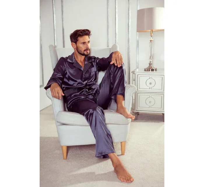 Pánské saténové pyžamo model 11329360 - De Lafense