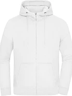 Daiber 8043 Ťažká unisexová mikina s kapucňou v oversize strihu 02.8043 biela