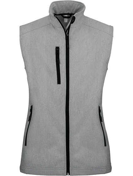 Kariban K 404 Dámska 3-vrstvová softshellová vesta 20.K404 marl grey Kariban K 404 Dámska 3-vrstvová softshellová vesta 20.K404 marl grey