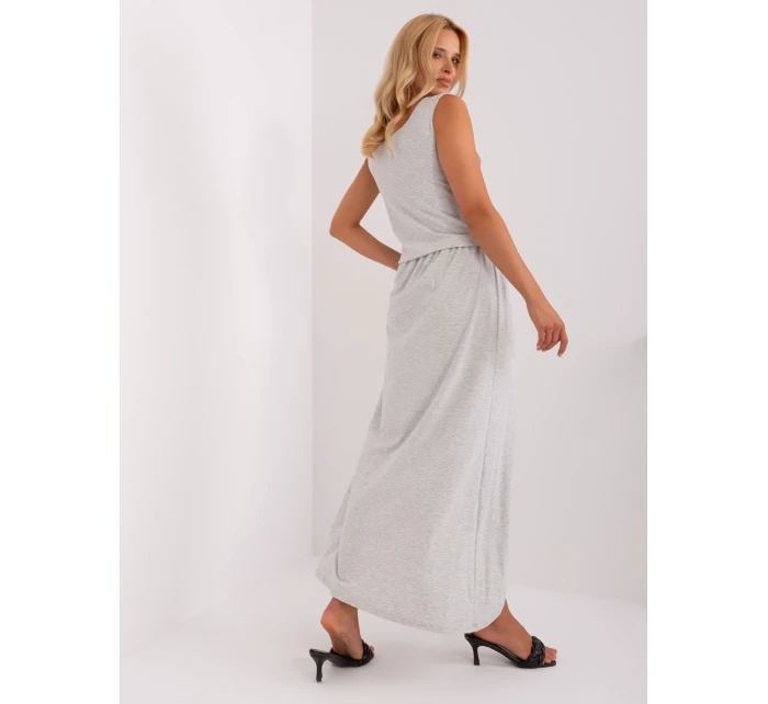 Sukienka EM SK model 18785537 jasny szary - FPrice Sukienka EM SK model 18785537 jasny szary - FPrice