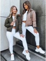 Dámský prošívaný bomber beige Dstreet model 21970237 - FashionStreet