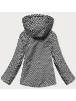 Krátká černá lesklá dámská bunda model 17110306 - MHM