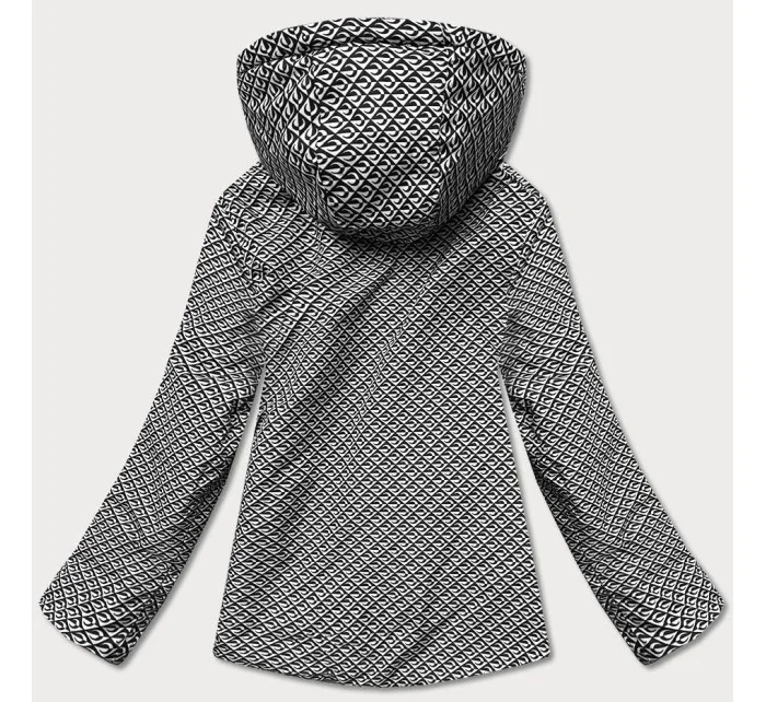 Krátká černá lesklá dámská bunda model 17110306 - MHM