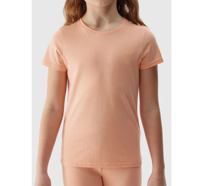 Dievčenské tričko zo 100% bavlny 4F Junior