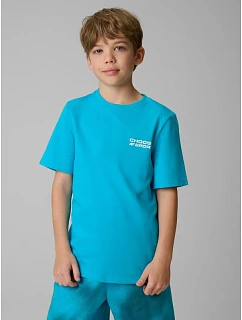 Chlapčenské tričko s potlačou 4F 4FJRSS26TTSHM3832-33S