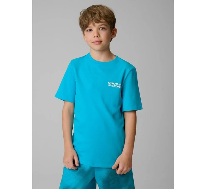 Tshirt regular z nadrukiem 4F model 22086911 - Hikvision Tshirt regular z nadrukiem 4F model 22086911 - Hikvision