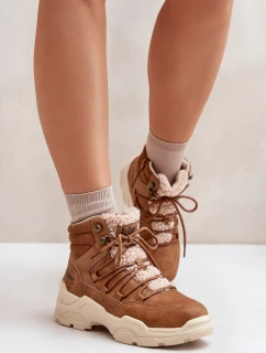 Zateplené Dámské Trekové Boty model 21676863 Hnědé - Lee Cooper
