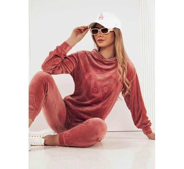 dámský velurový komplet růžový Dstreet model 21970206 - FashionStreet