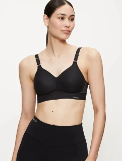 Dámska športová podprsenka Triaction Hybrid Lite P EX - BLACK - black 0004 - TRIUMPH