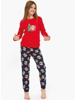 Cornette Young Girl pyžamo 592/186 Teddy dĺžka/r Vianoce 134-164