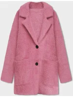 Krátky vlnený prehoz cez oblečenie typu alpaka v lososovej farbe (7108-1) Krátky vlnený prehoz cez oblečenie typu alpaka v lososovej farbe (7108-1)