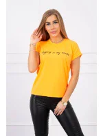 Blúzka Nakupovanie je moja kardio oranžová neónová