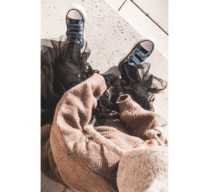 Dziecięce Trampki Na Rzepy BIG STAR HH374201 Granatowe