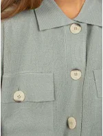 Dámsky sveter D90039W90818A3 svetlo zelený