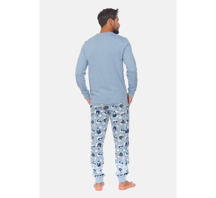 Doktorandské pyžamo PMB.4511 Modrá farba