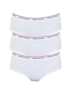 Dámske nohavičky 3pcs UW0UW00010 100 biela - Tommy Hilfiger
