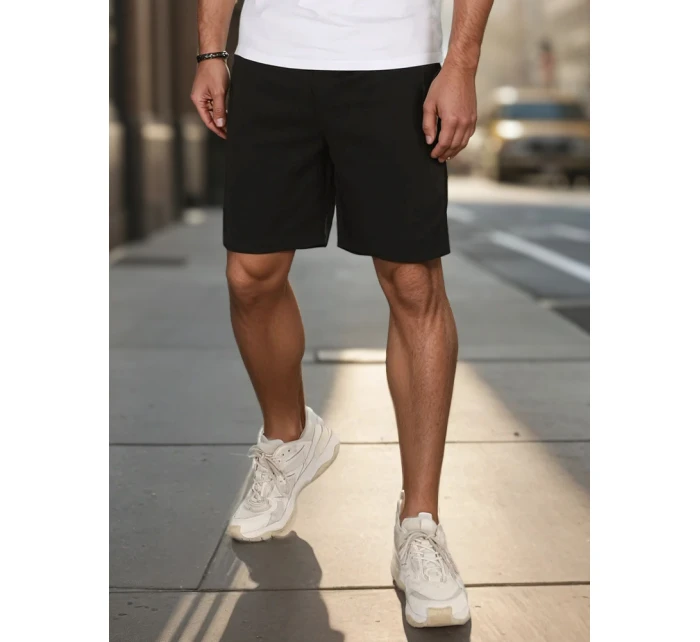 Pánské černé teplákové šortky Dstreet model 21987779 - FashionStreet