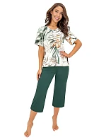 Pyžamo Donna Olivia s 3/4 rukávmi, veľkosti S–2XL Pyžamo Donna Olivia s 3/4 rukávmi, veľkosti S–2XL