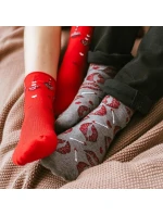 Dámské ponožky model 14559108 Srdce - Steven Dámské ponožky model 14559108 Srdce - Steven