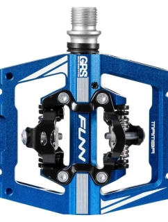 Pedále FUNN MAMBA S jednostranné modré