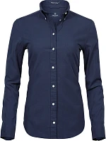 Tee Jays TJ 4001 Blúzka Oxford Perfect s dlhým rukávom 18.4001 tmavomodrá