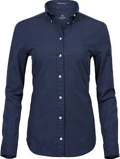 TJ Halenka Oxford Perfect s dlouhým rukávem 18. navy model 22409090 - Tee Jays